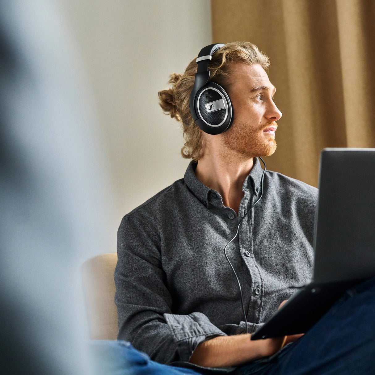 Sennheiser HD 599 - Auriculares abiertos, Edición especial, Negro, Alámbrico