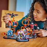 LEGO Marvel Batalla Final de Vengadores: Endgame, Juguete de Superhéroes, Figura de Thanos, Meca de Ant-Man y Minifiguras de Iron Man, Capitán América y Black Panther, Regalo para Niños y Niñas 76323