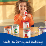 Learning Resources Sopas clasificadoras del alfabeto Alphabet Soup Sorters