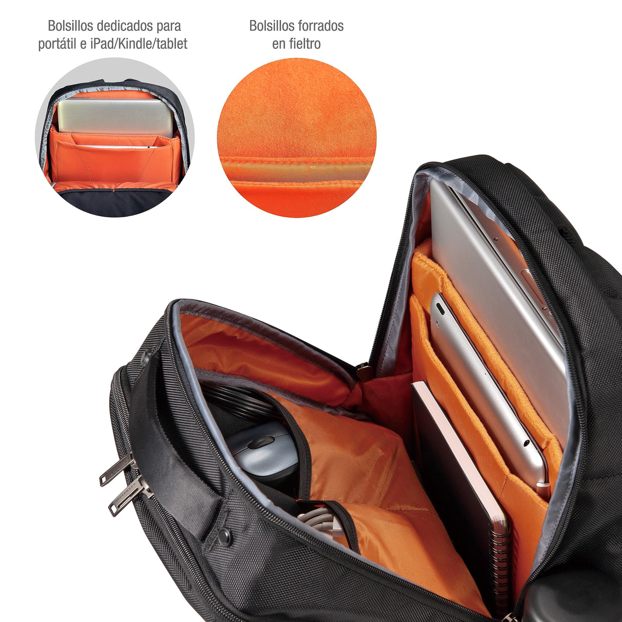 Everki Studio Mochila Expandible ECO-Friendly, Laptop hasta 15 Pulgadas, Botellas Recicladas (EKP118E-ECO)