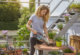GARDENA EasyClean 9339-20 Aspirador de mano para exterior, Li aspirador con batería para partículas húmedas y secas, batería integrada