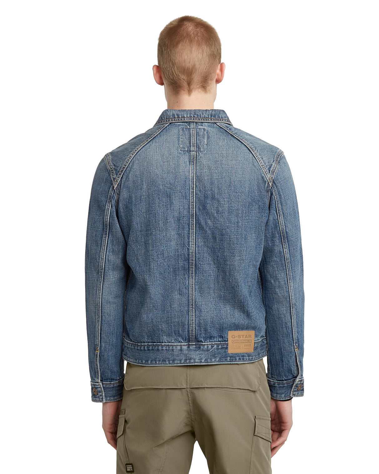 G-STAR A- Line Slim Jacket Chaqueta, Multicolor (Faded Typhoon D26919-D776-H465), S Hombres