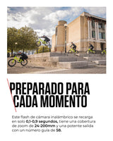 Canon Speedlite EL-1 (Ver.2) Flash de Cámara Profesional - Ideal para Deportes, Moda, Boda - Resistente al Clima y Cabeza de Flash Inclinable 120° - Compatible con Canon EOS
