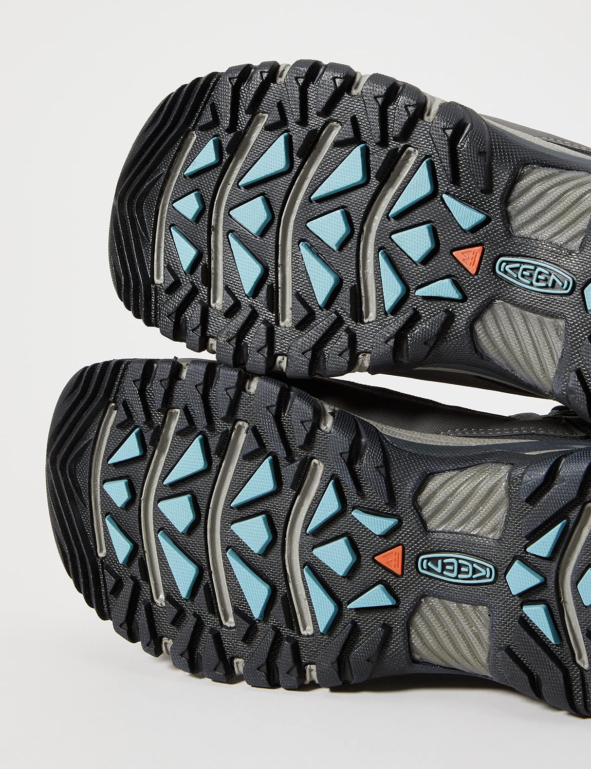 KEEN Targhee 3 Mid Waterproof, Zapatos para Senderismo Mujer, Gris (Magnet/Atlantic Blue), 37.5 EU