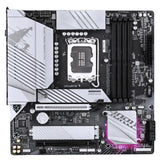 GIGABYTE B760M AORUS Elite WIFI6E GEN5 Placa Base – Compatible con procesadores Intel Core 14ª generación, VRM Digital de 12+1+1 Fases, hasta 5600 MHz DDR5, 2 x M.2 PCIe 4.0, Wi-Fi 6E, LAN 2.5 GbE