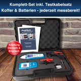 PeakTech 3435 - Localizador de Línea con Transmisor, Receptor para Cortocircuitos, Fusibles, Tuberías Metálicas, Voltímetros, Buscadores de Línea en Paredes, Techos, Pisos, Recepción de Hasta 2 Metros