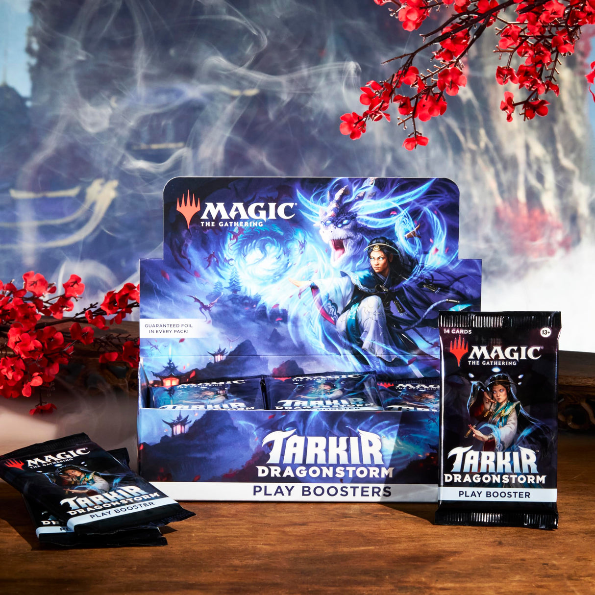 Caja de sobres de juego de Tarkir: tormenta dracónica de Magic: The Gathering (Versión en Inglés)