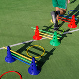 Italveneta Didattica- Salterello Piccolo psicomotricidad, Kit de Actividad motora y Desarrollo Infantil, Color Mezclado: Rojo, Amarillo, Verde Azul, Standard (095)
