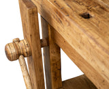Biscottini 3000005161734 Bancos de Trabajo, Madera, marrón, 184 x 74 x 92 cm