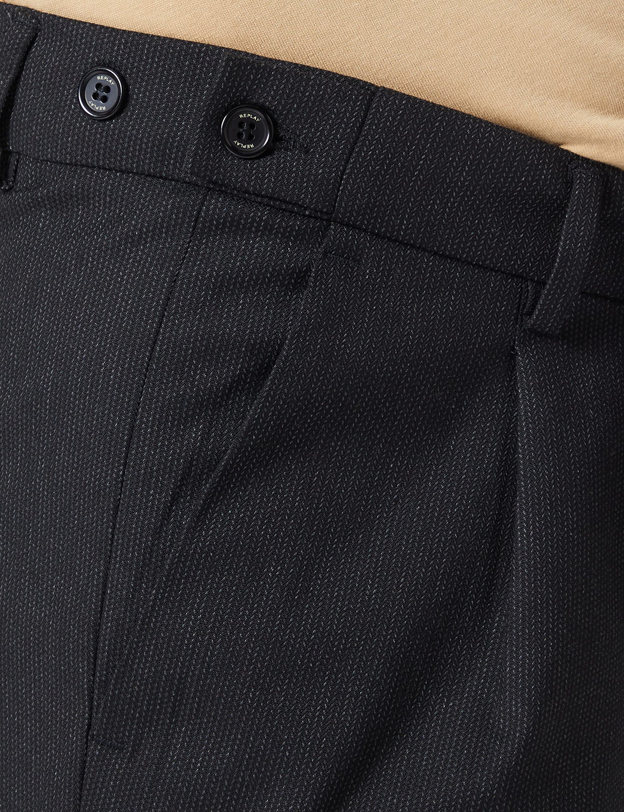 REPLAY M9815, Pantalones informales de negocios Hombre, Multicolor (020 Black Grey), 32W / 32L