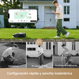 Mova 1000 Robot Podador, Configuración Inalámbrica UltraView™ y Mapeo Preciso de hasta 1000 m², Evasión de Obstáculos Inteligente, Ruedas Todoterreno Mejoradas, Corte en Forma de U, Carga Rápid