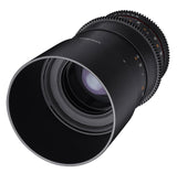 Samyang F1312303101 - Objetivo para vídeo VDSLR para Nikon F T3.1 AS IF UMC II (Distancia Focal Fija 100mm, diámetro Filtro: 67mm), Negro