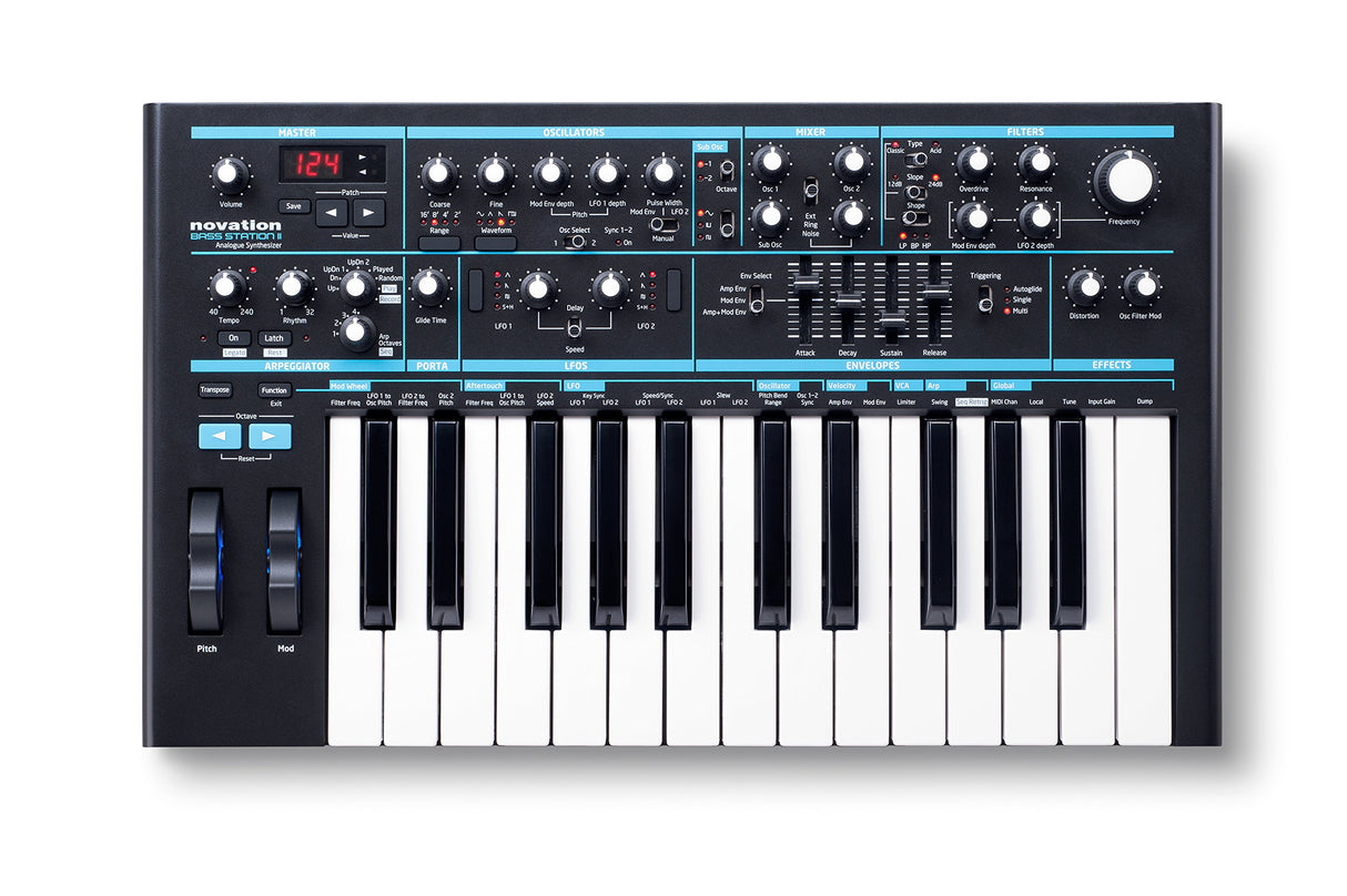 Novation Bass Station II - Teclado MIDI