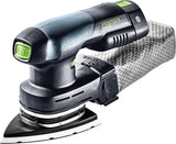 Festool Lijadora delta inalámbrica DTSC 400 3,0 I-Set (con baterías BP 18 Li 3,0, cargador rápido, adaptador de red (incluye cable de alimentación Plug IT), zapata, protector, bolsa de recogida de