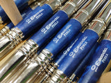 ESCODA Set 3 Pinceles Acuarela - Blue Set Viaje N.6,10,16 Redondo Punta Pelo Sintético Serie Prado Perla Último Estuche Tela Profesional Fabricado a Mano en España.