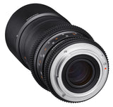 Samyang F1312303101 - Objetivo para vídeo VDSLR para Nikon F T3.1 AS IF UMC II (Distancia Focal Fija 100mm, diámetro Filtro: 67mm), Negro