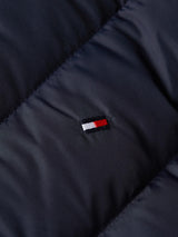 Tommy Hilfiger Cazadora de Plumas Mujer Down Jacket con Capucha, Azul (Desert Sky), XS