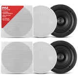 Pyle altavoces techo, Pared, 5.25”, 150W, Duales, Tweeter de polimero de ½", 80Hz-20kHz