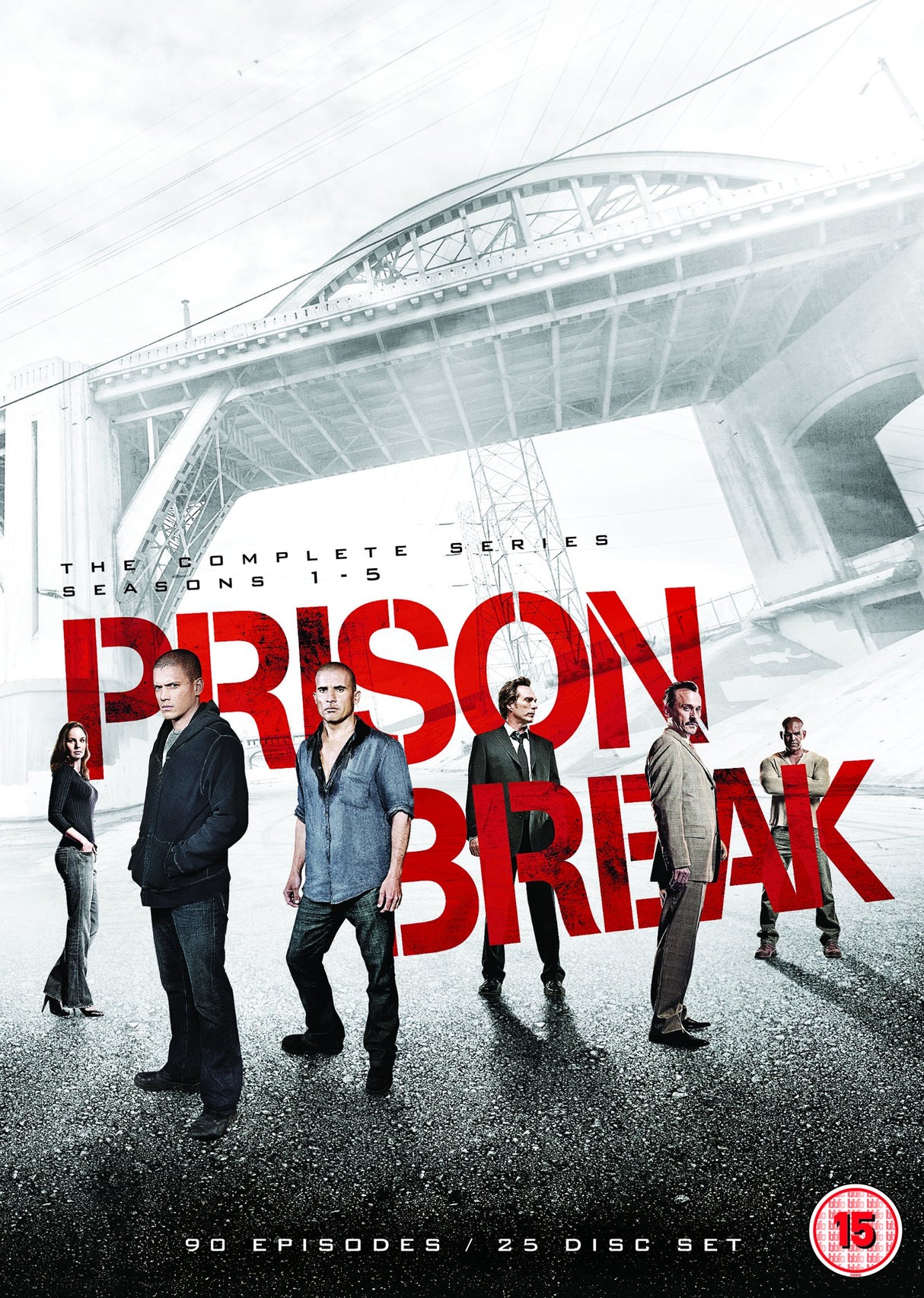 Caja completa en DVD de las temporadas 1-5 de Prison Break [Importación] [Versión en inglés]