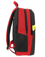 Ferrari – Mochila con carrito desmontable ajustable con asa y tirantes retráctiles, cremallera y bolsillo frontal con cremallera – Mochila escolar 36 x 23 x 47 cm, rojo, Talla única, Casual