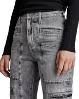 G-STAR Para Mujer Jeans Viktoria Utility High Straight, Gris (Faded Grey neblina D24566-D537-G324), 27W / 30L