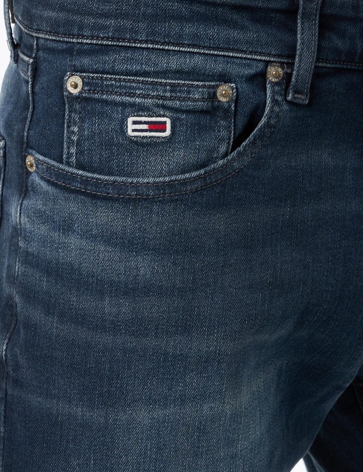 Tommy Jeans Scanton Slim Ai1264 Dm0dm21899 Pantalones, Mezclilla (Denim Dark), 30W / 30L para Hombre