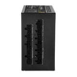 YEYIAN Pegasus 850W Fuente de Alimentación PC Modular 80+ Oro | PCI-E Gen 5 | ATX 12V Ver 3.0 | 80 Plus Gold | Cables Planos | Ventilador 140mm | PC Gaming Compatible RTX 4070 Ti / 4080/4090 (Negro)