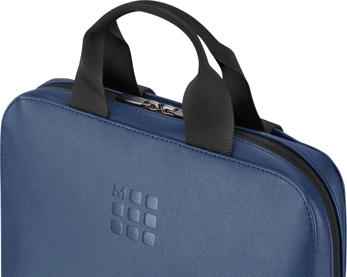Moleskine Bolsa Vertical para Dispositivos, Colección Classic, Mochila Compatible ConTablet, iPad, Laptop hasta 15 Pulgadas, Dimensiones 29 x 39 x 6 cm, Color Azul Zafiro