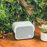 Konex audio Altavoz Amplificado portátil Bluetooth Blanco de 2 vías K-Five - Diseño Elegante, Bluetooth 5.1 - Entrada AUX - USB. Batería Recargable. Calidad y Potencia de Sonido.