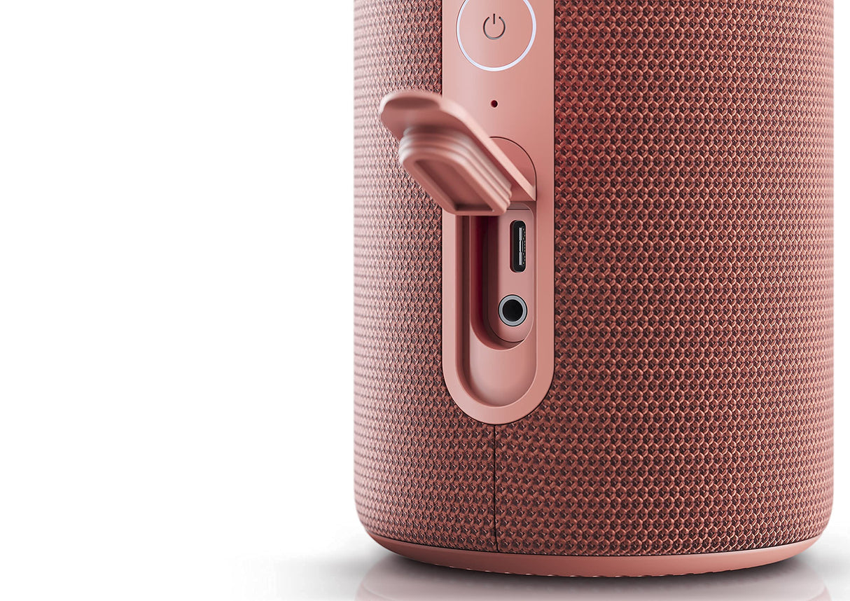 LOEWE We. by Hear 1 Altavoz inalámbrico Bluetooth portátil, Interior/Exterior, Bluetooth V5.0, Salida de Audio de 40 W, clasificación IPX6, Tiempo de reproducción de 12 h-14 Horas, Tiempo de Carga de