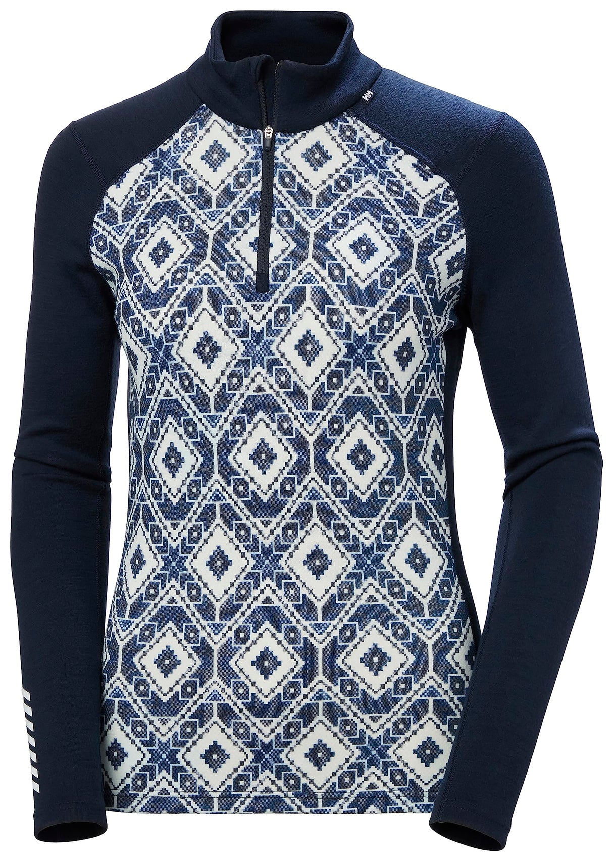 Helly Hansen Womens W Lifa Merino Midw Gra 1/2 Zip, Azul marino, M