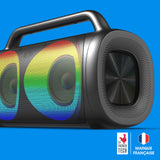RYGHT TOOGO XL R481047 – Altavoz Exterior inalámbrico con LED RGB – 7 Horas de autonomía, Color Negro