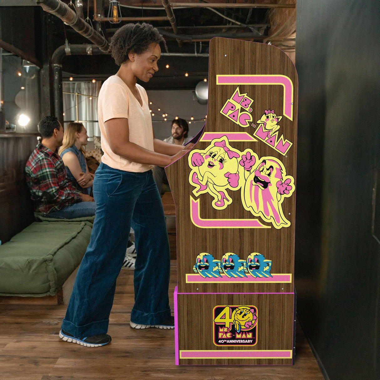 Arcade 1 Up Ms. Pac-Man 40th Anniversary Arcade Machine
