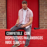 RØDE Interview Pro - Micrófono inalámbrico Interview Pro con Condensador y cápsula de Calidad de transmisión y grabación Interna de 32 bits para creación de Contenido, Medios y entrevistas.
