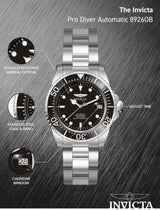 Invicta Pro Diver Reloj Automático para Hombre de acero inoxidable - 40mm