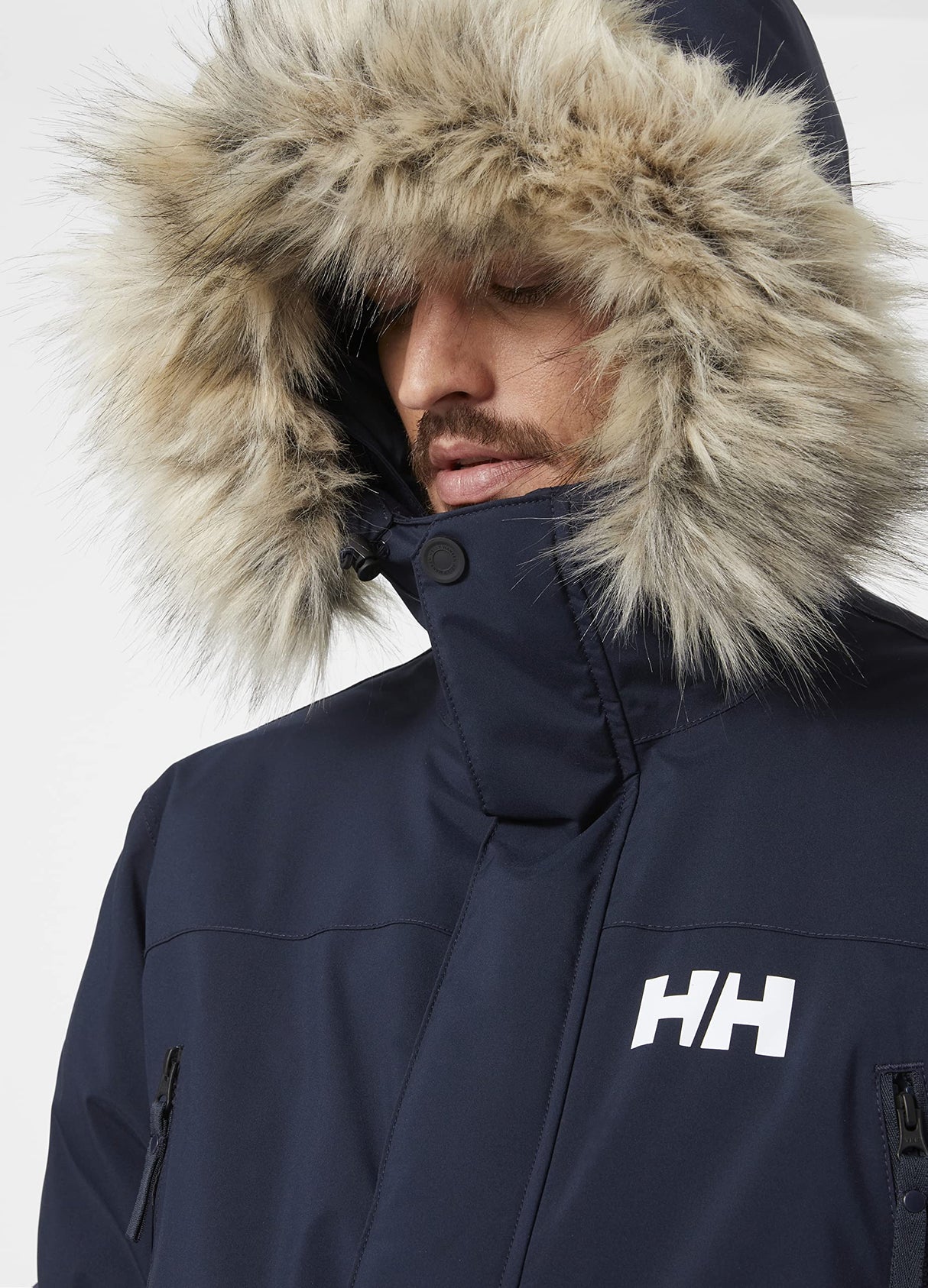 Helly Hansen Reine Parka Chaqueta, Azul marino, M Hombre