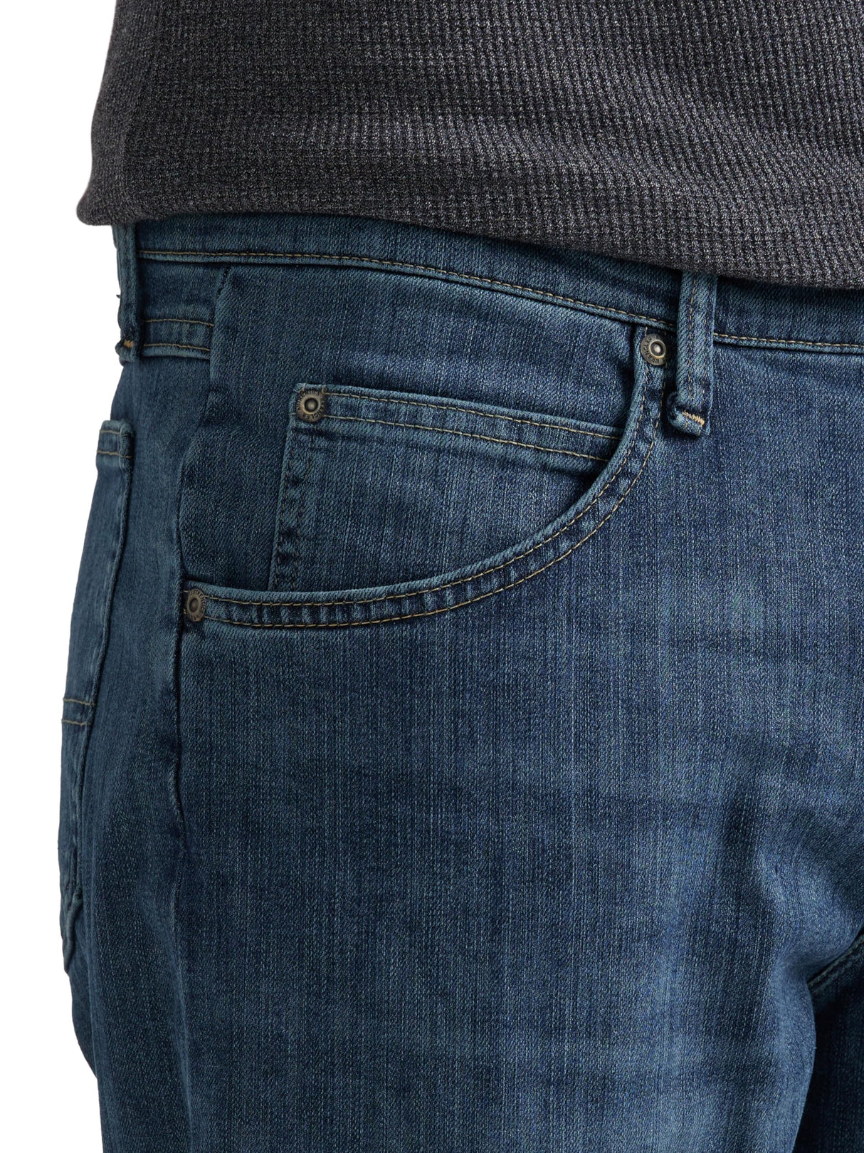 Wrangler Authentics Classic 5-Pocket Relaxed Fit Jean Jeans, Slate Flex, 40W x 32L para Hombre