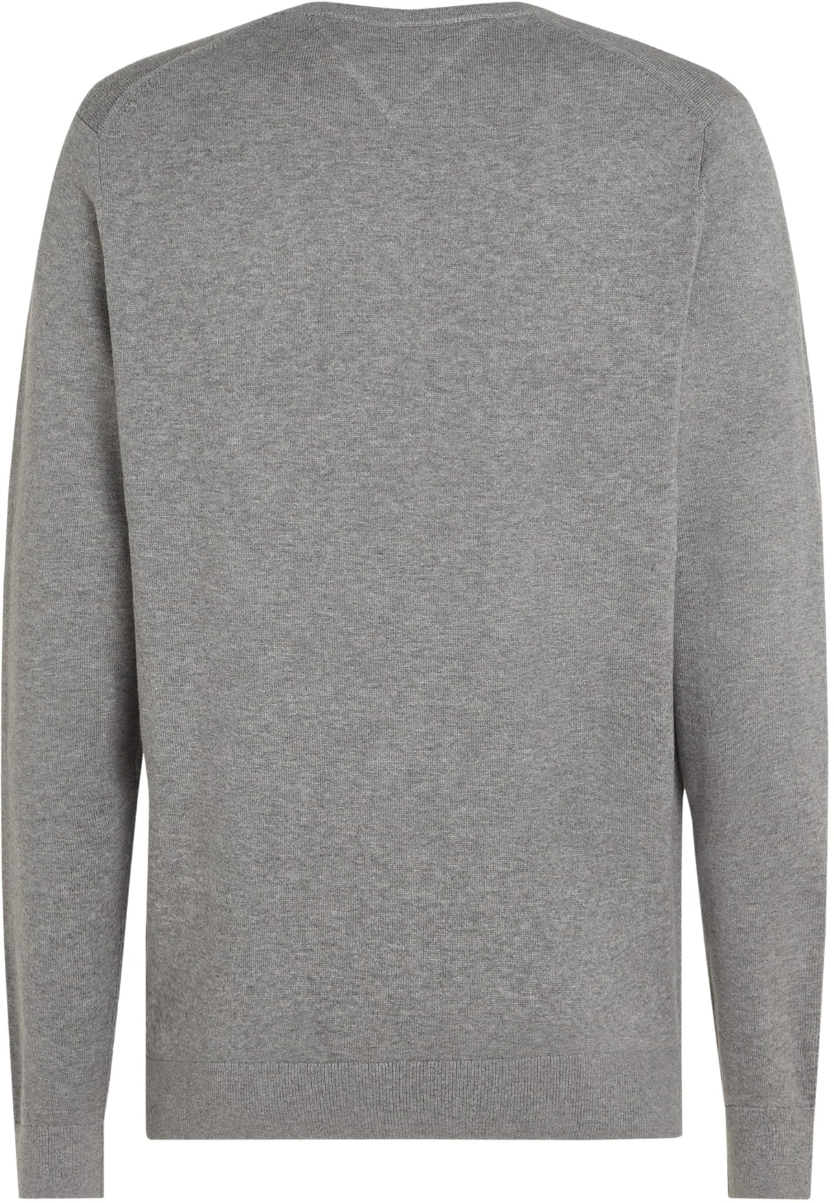 Tommy Hilfiger Jersey Hombre Essential Cotton Crew Neck de Algodón, Gris (Medium Grey Heather), 3XL