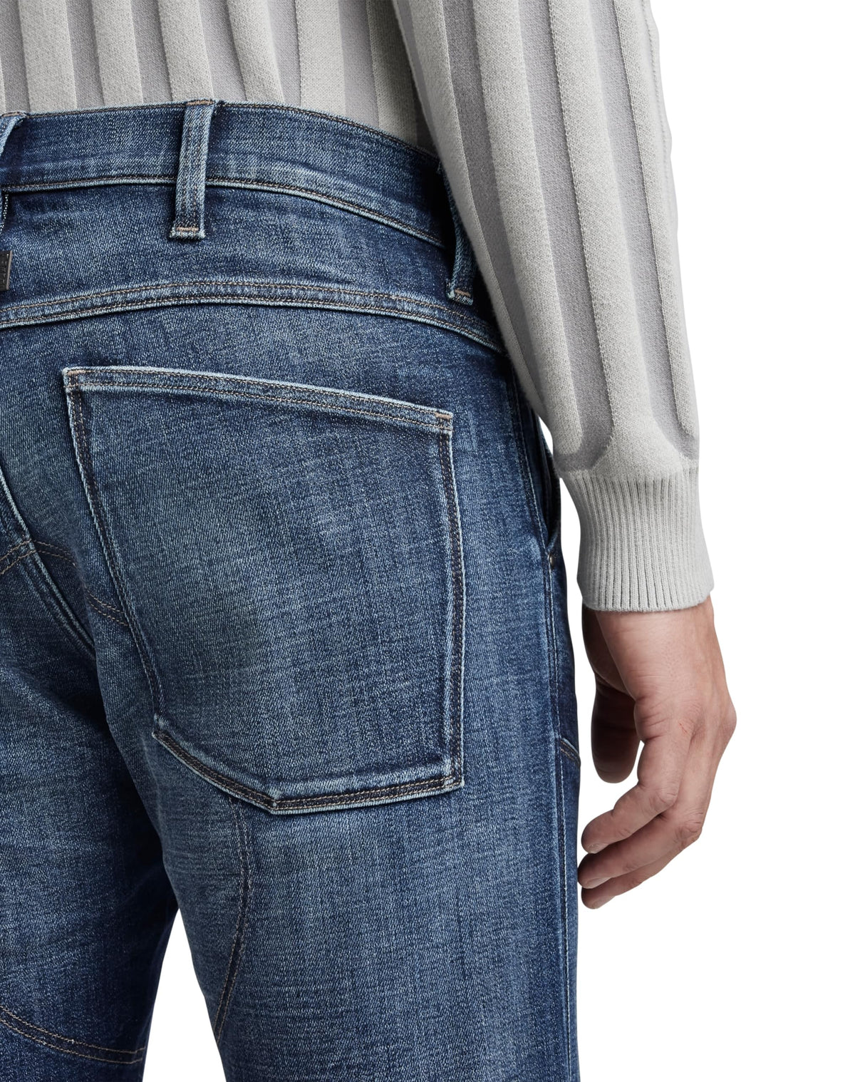 G-Star Para Hombre Jeans 5620 3D Zip Knee Skinny, Azul (worn in stratos restored D01252-C051-D333), 29W / 34L
