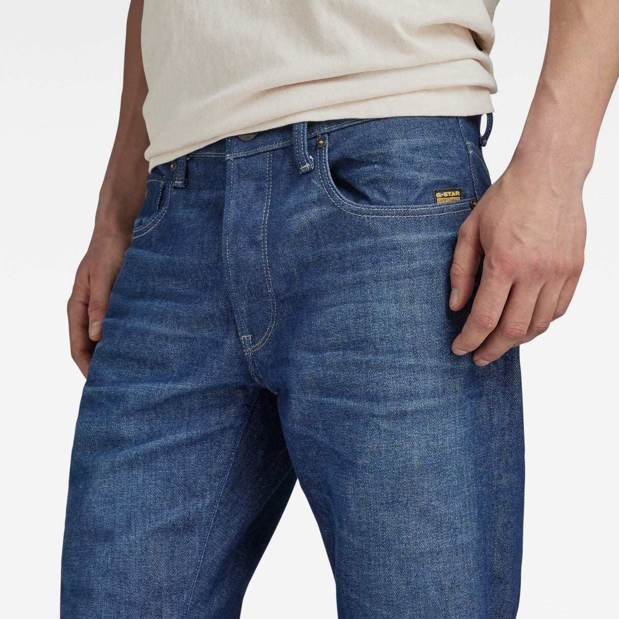 G-Star Para Hombre 3301 Slim Fit Jeans, Azul (worn in blue mine 51001-D503-G110), 30W / 30L