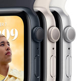 Apple Watch SE de 2.ªgeneración (GPS, 40mm) Reloj Inteligente con Caja de Aluminio en Blanco Estrella - Correa Deportiva Blanco Estrella - Talla única. Monitor de entreno y sueño
