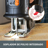 WORX WX550 Sierra sable y de calar 2 en 1 20V PowerShare, Batería 2Ah, Cambio de cuchilla sin herramientas, Velocidad variable, Negro, Naranja