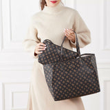 GUESS Vikky Large Tote, Bag Women, marrón, One Size