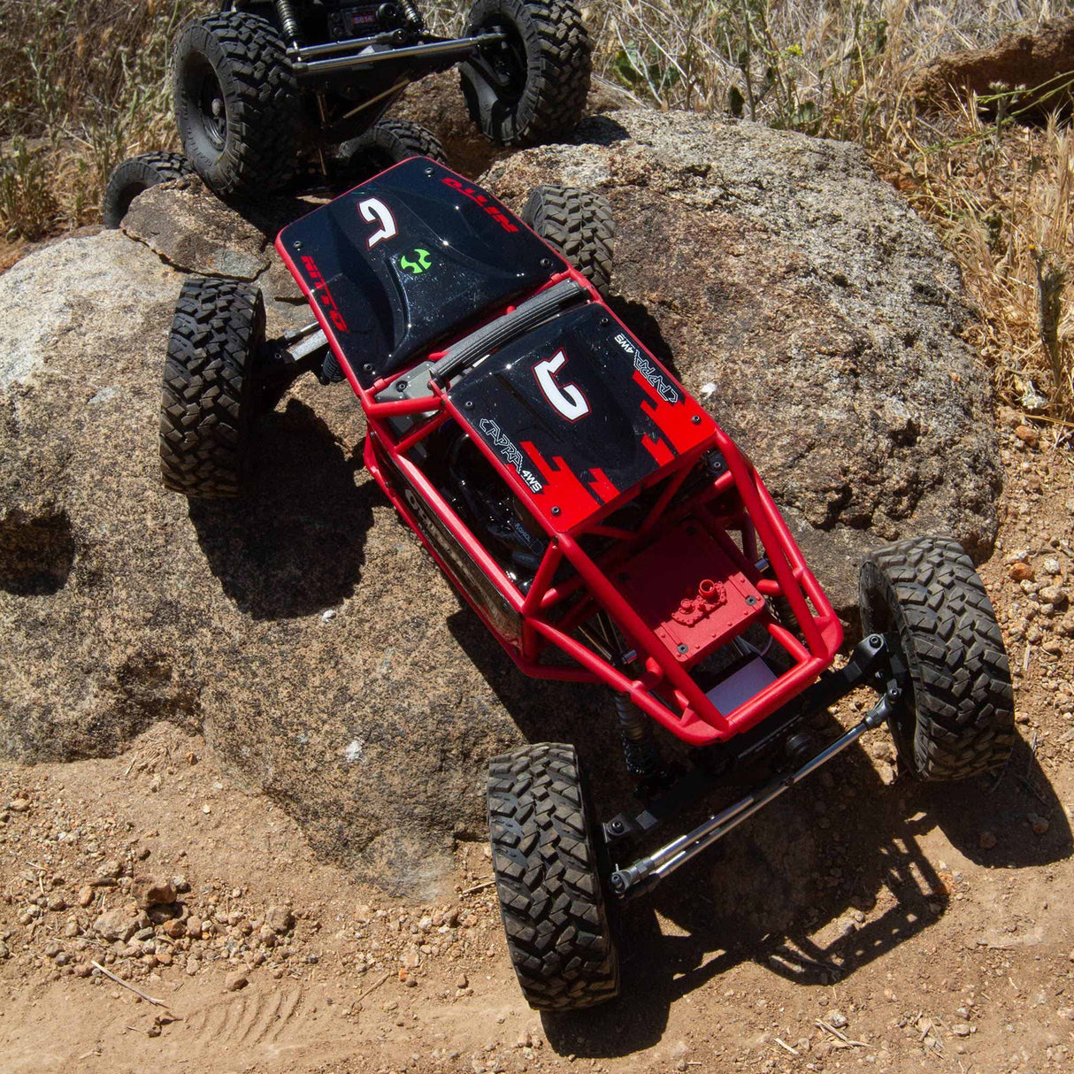Axial AXI03022BT2 1/10 Capra 1.9 4WS Unlimited Trail Buggy RTR, Negro, Multicolor