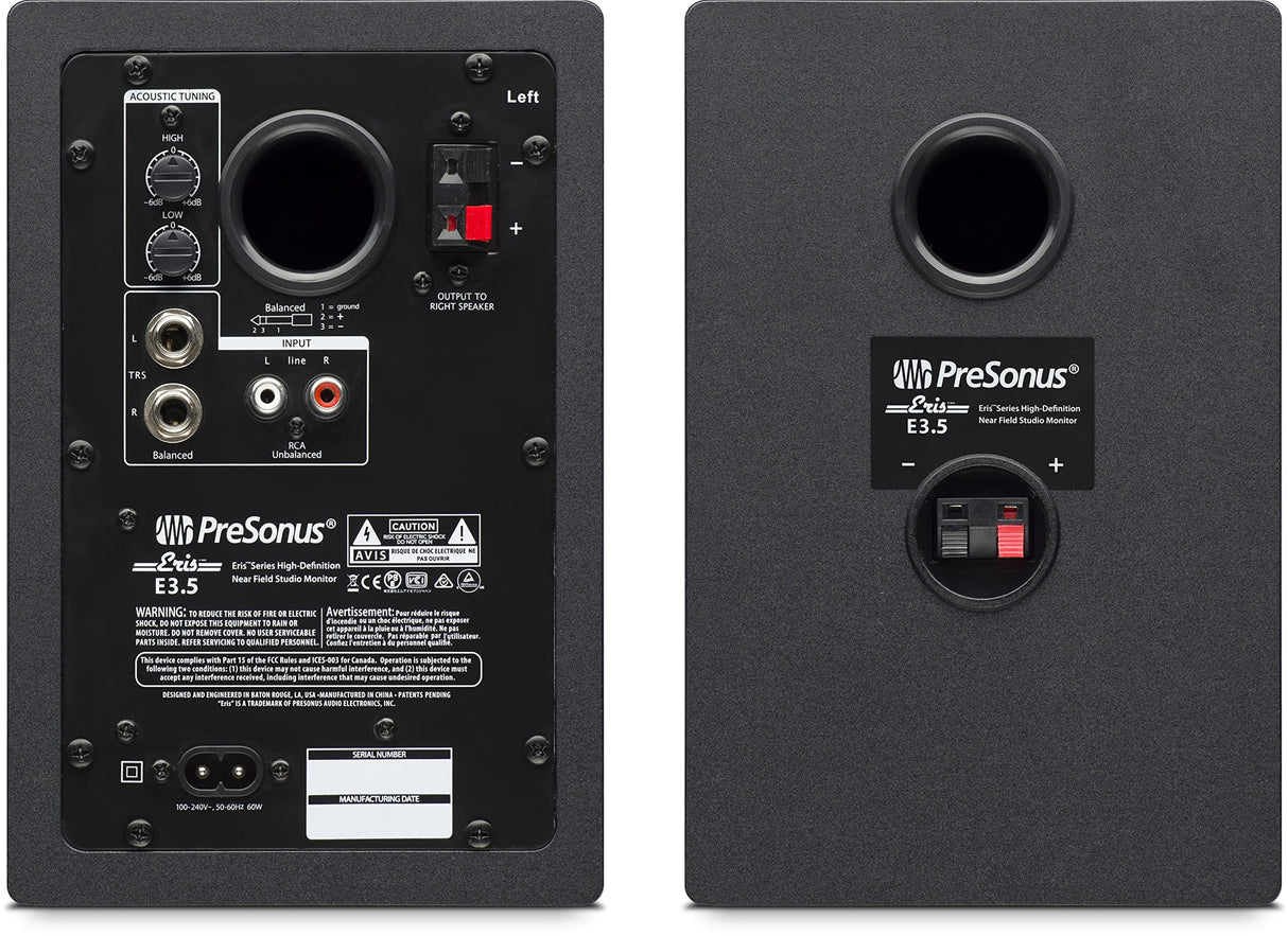 PreSonus AudioBox 96 Studio Ultimate, Paquete de Interfaz de Audio para Grabación y Producción, con Micrófono, Auriculares, Monitor de Estudio Eris E3.5 y Software, Edición 25º Aniversario