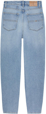Tommy Jeans Vaqueros Mujer Mom Jeans Cintura Alta, Azul (Denim Light), 28W/26L