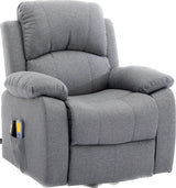 Astan Hogar Sillón Relax con Función Auto-Ayuda (Levanta Personas), Reclinación Eléctrica, Masaje Y Termoterapia, Modelo Ramón AH-AR30920GR