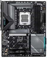 GIGABYTE X870E Eagle X3D WIFI7 Motherboard - Supports AMD Ryzen 9000 CPUs, 14+2+2 Phase Digital VRM, Up to 9000Hz DDR5 (OC), 1× PCIe 5.0 + 3× PCIe 4.0, Wi-Fi 7, LAN 5GbE, USB 4