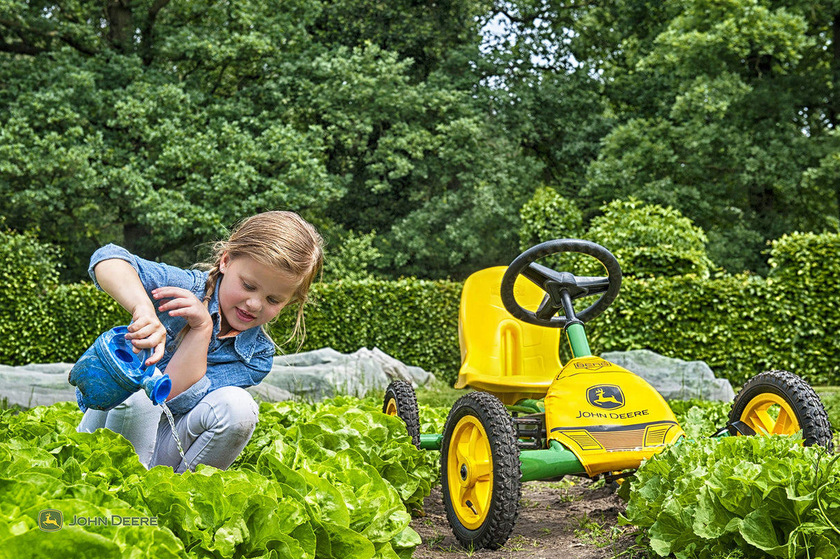 BERG Pedal Gokart Buddy John Deere | Coche de Pedales, Seguro y Estabilidad, Juguete para niños Adecuado para niños de 3 a 8 años