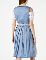Stockerpoint Dirndl Ines Vestido para ocasión Especial, Gris Azulado, 40 para Mujer